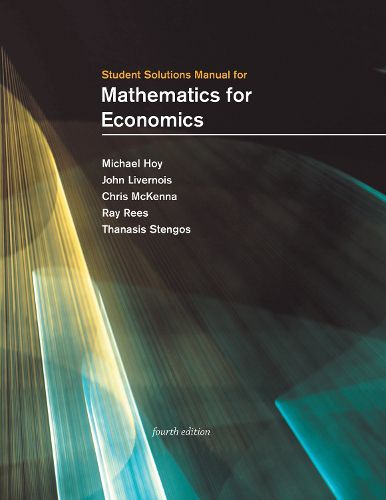 Cover image for Student Solutions Manual for Mathematics for Economics