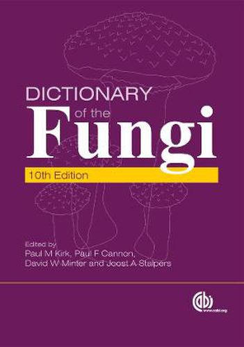 Cover image for Dictionary of the Fungi