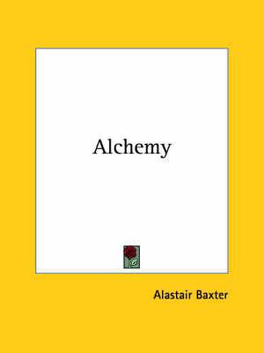 Cover image for Alchemy