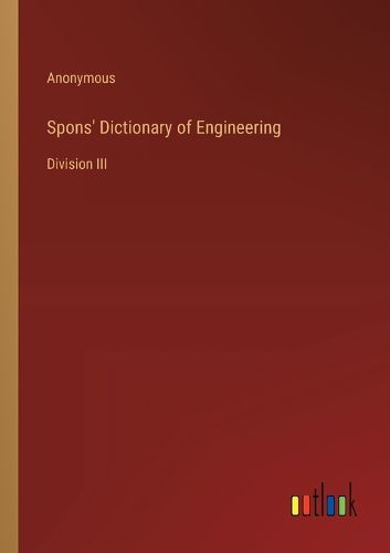 Cover image for Spons' Dictionary of Engineering