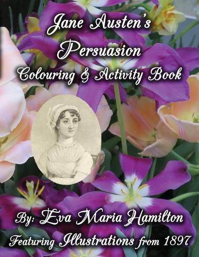 Cover image for Jane Austen's Persuasion Colouring & Activity Book: Featuring Illustrations from 1897