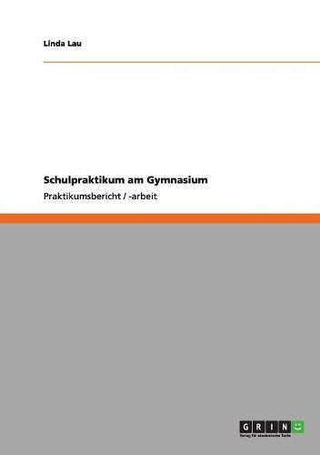Cover image for Schulpraktikum Am Gymnasium