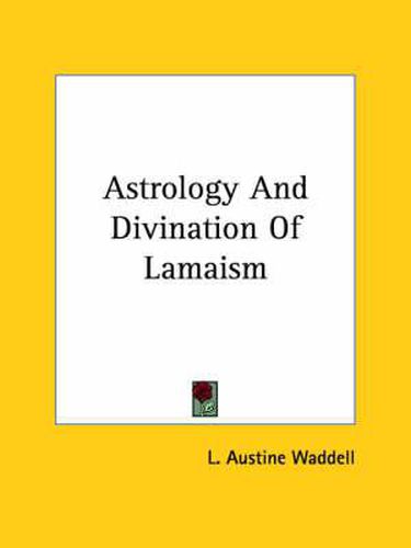 Astrology and Divination of Lamaism