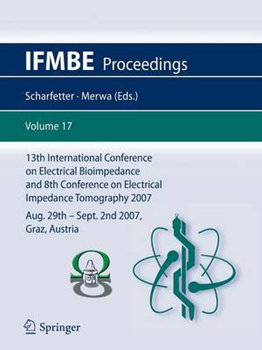 Cover image for 13th International Conference on Electrical Bioimpedance and 8th Conference on Electrical Impedance Tomography 2007: ICEBI 2007, August 29th - September 2nd 2007, Graz, Austria