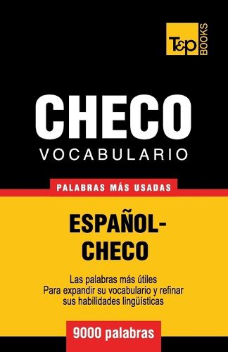 Cover image for Vocabulario espanol-checo - 9000 palabras mas usadas