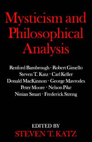 Cover image for Mysticism and Philosophical Analysis