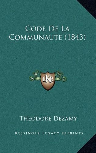 Code de La Communaute (1843)