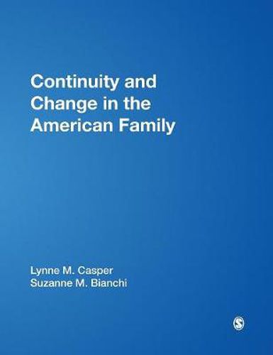 Cover image for Continuity and Change in the American Family