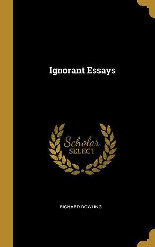 Cover image for Ignorant Essays