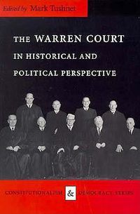 Cover image for The Warren Court in Historical and Political Perspective
