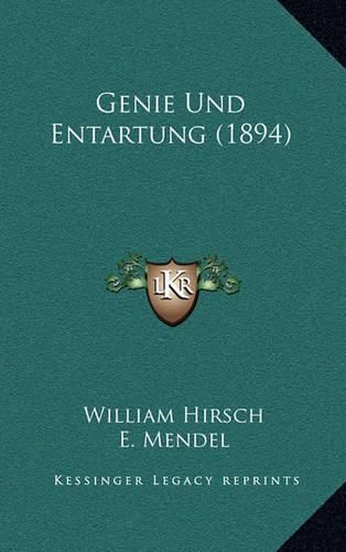 Cover image for Genie Und Entartung (1894)