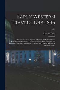 Cover image for Early Western Travels, 1748-1846