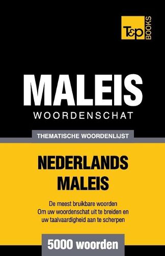 Cover image for Thematische woordenschat Nederlands-Maleis - 5000 woorden