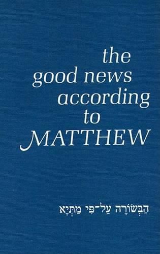 Cover image for Good News According to Matthew