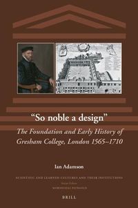 Cover image for "So noble a design"