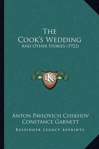 Cover image for The Cook's Wedding: And Other Stories (1922)