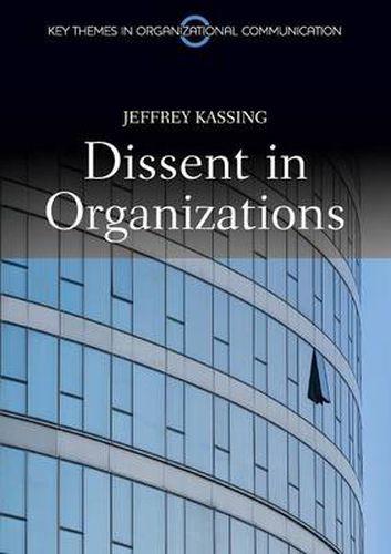 Cover image for Dissent in Organizations