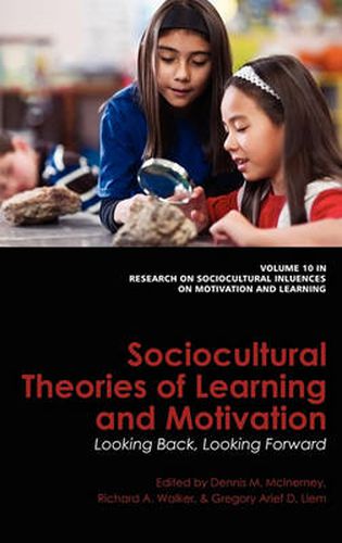 Cover image for Sociocultural Theories Of Learning And Motivation: Looking Back, Looking Forward