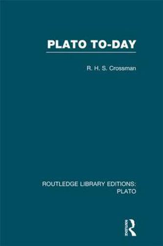 Cover image for Plato Today (RLE: Plato)