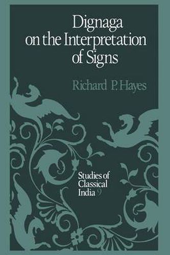 Cover image for Dignaga on the Interpretation of Signs