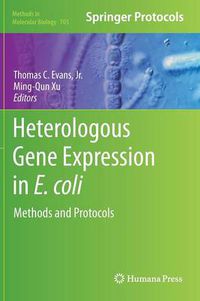 Cover image for Heterologous Gene Expression in E.coli: Methods and Protocols