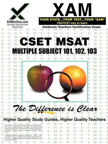 Cover image for Cset MSAT Multiple Subjects 101, 102, 103 Teacher Certification Test Prep Study Guide