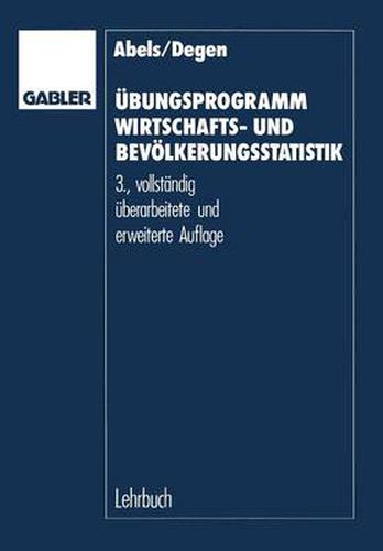 Cover image for Ubungsprogramm Wirtschafts- und Bevolkerungsstatistik