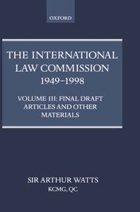 Cover image for International Law Commission 1949-1998