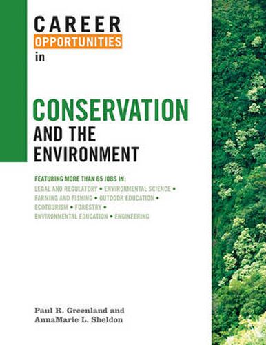 Cover image for Career Opportunities In Conservation And The Environment