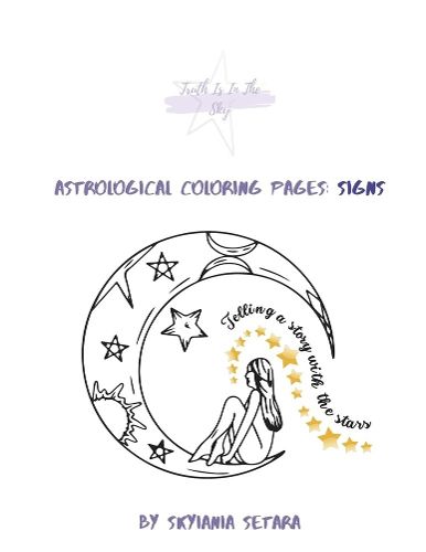 Cover image for Astrological Coloring Pages: Signs