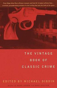 Cover image for The Vintage Book of Classic Crime