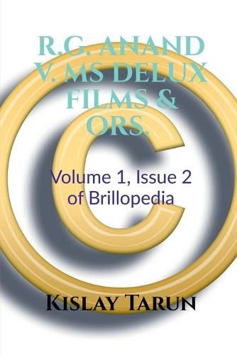 Cover image for R.G. Anand V. MS Delux Films & Ors.