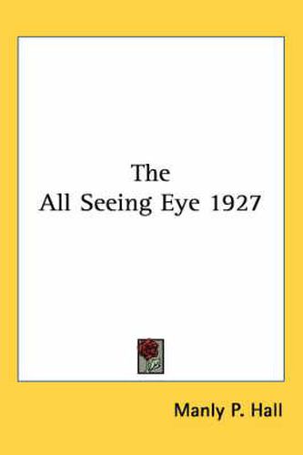 The All Seeing Eye 1927