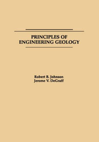 Cover image for Principles of Engineering Geology