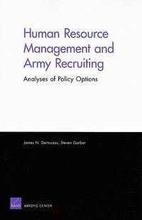 Cover image for Human Resource Management and Army Recruiting: Analyses of Policy Options