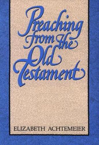 Cover image for Preaching from the Old Testament