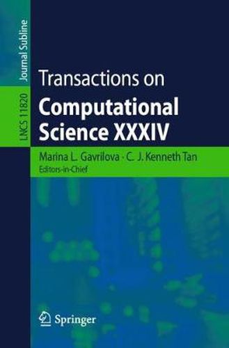 Cover image for Transactions on Computational Science XXXIV