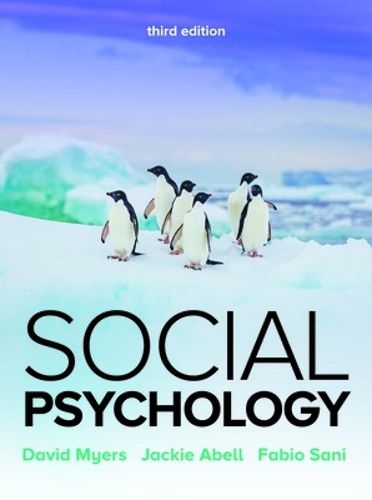 Cover image for Social Psychology 3e