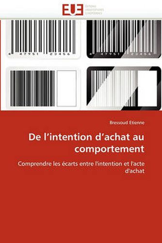Cover image for de L'Intention D'Achat Au Comportement
