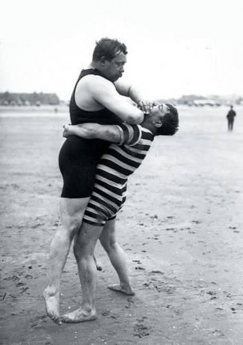 Cover image for Carnet Blanc, Lutteurs, Deauville, 1913