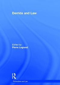 Cover image for Derrida and Law