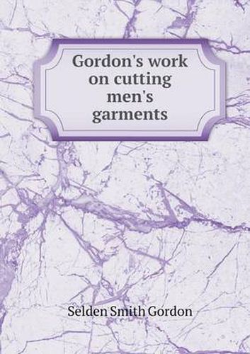 Cover image for Gordon's work on cutting men's garments