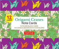 Cover image for Origami Cranes Note Cards- 12 Cards