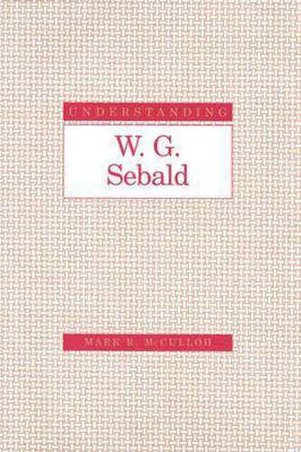 Cover image for Understanding W.G.Sebald