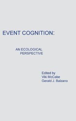 Cover image for Event Cognition: An Ecological Perspective