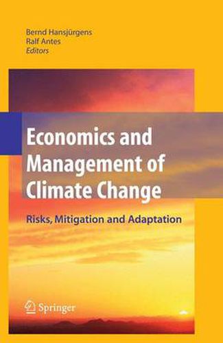 Cover image for Economics and Management of Climate Change: Risks, Mitigation and Adaptation