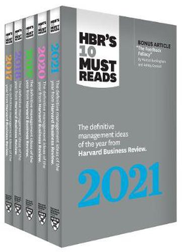 5 Years of Must Reads from HBR: 2021 Edition (5 Books): (5 Books)