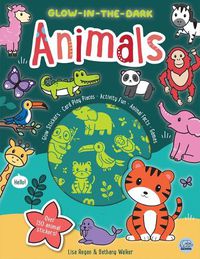 Cover image for Glow-In-The-Dark Animals Sticker Activity Book