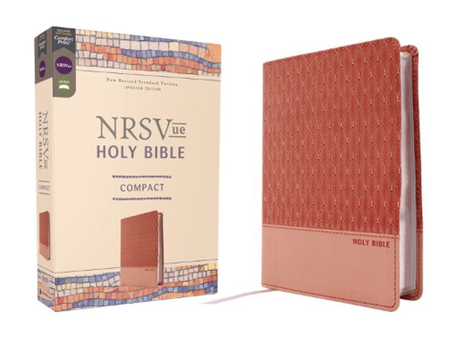 NRSVue, Holy Bible, Compact, Leathersoft, Peach, Comfort Print