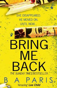 Cover image for Bring Me Back